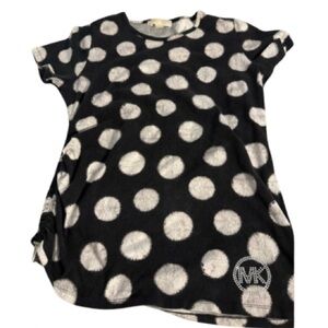 Michael Kors Black and White Polka Dot Tee